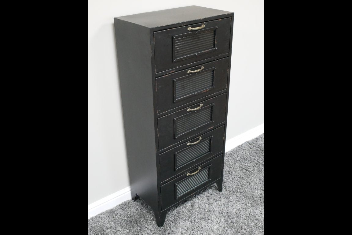 Black Industrial Storage Cabinet