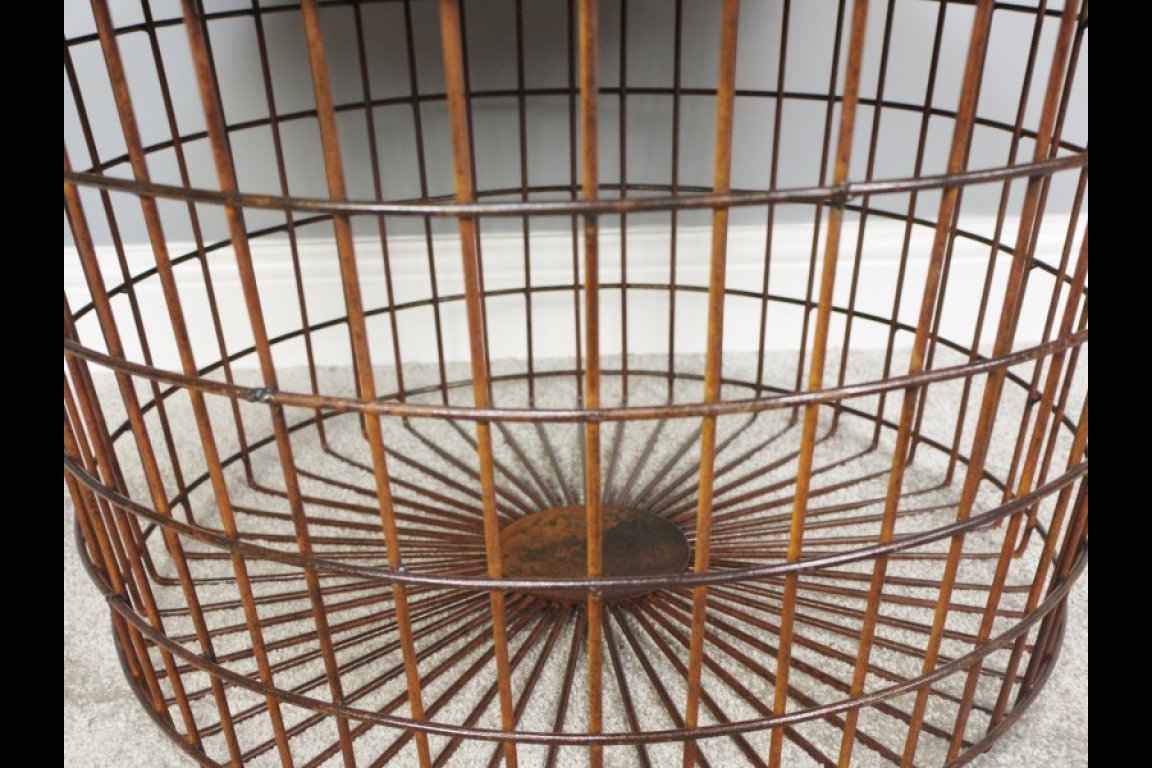 Basket With Wood Lid