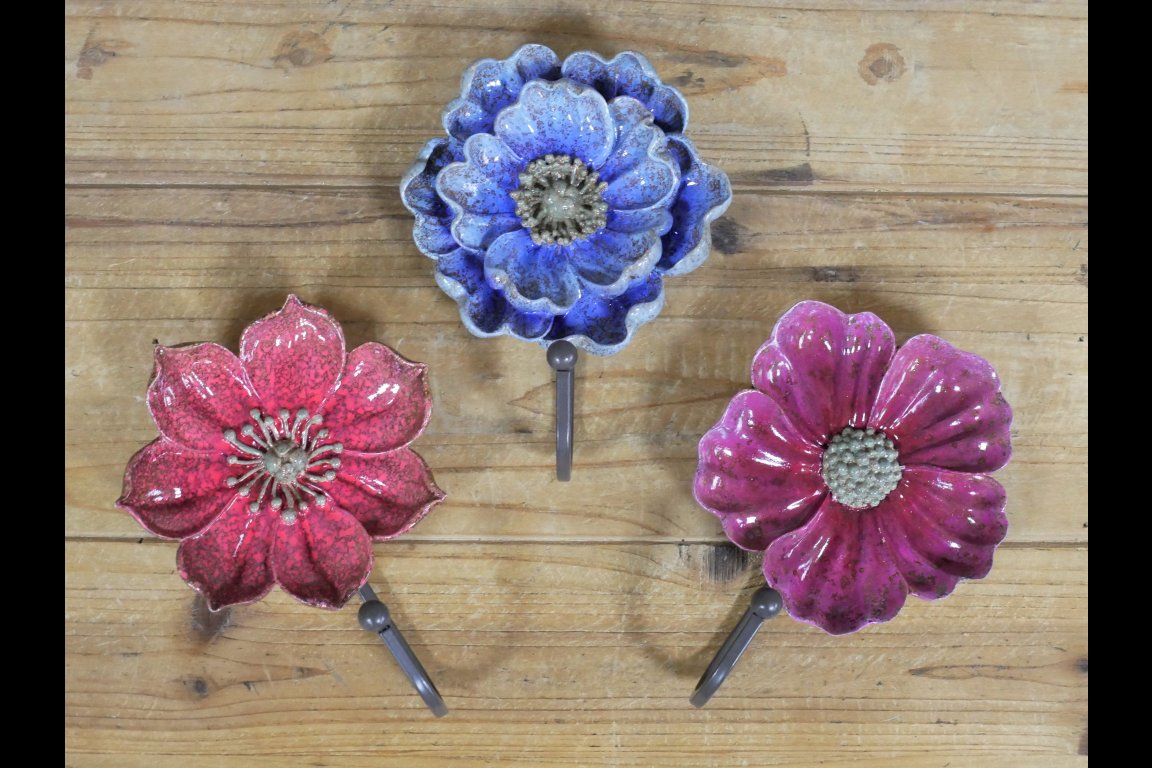 Set Of Three Coat Hooks
