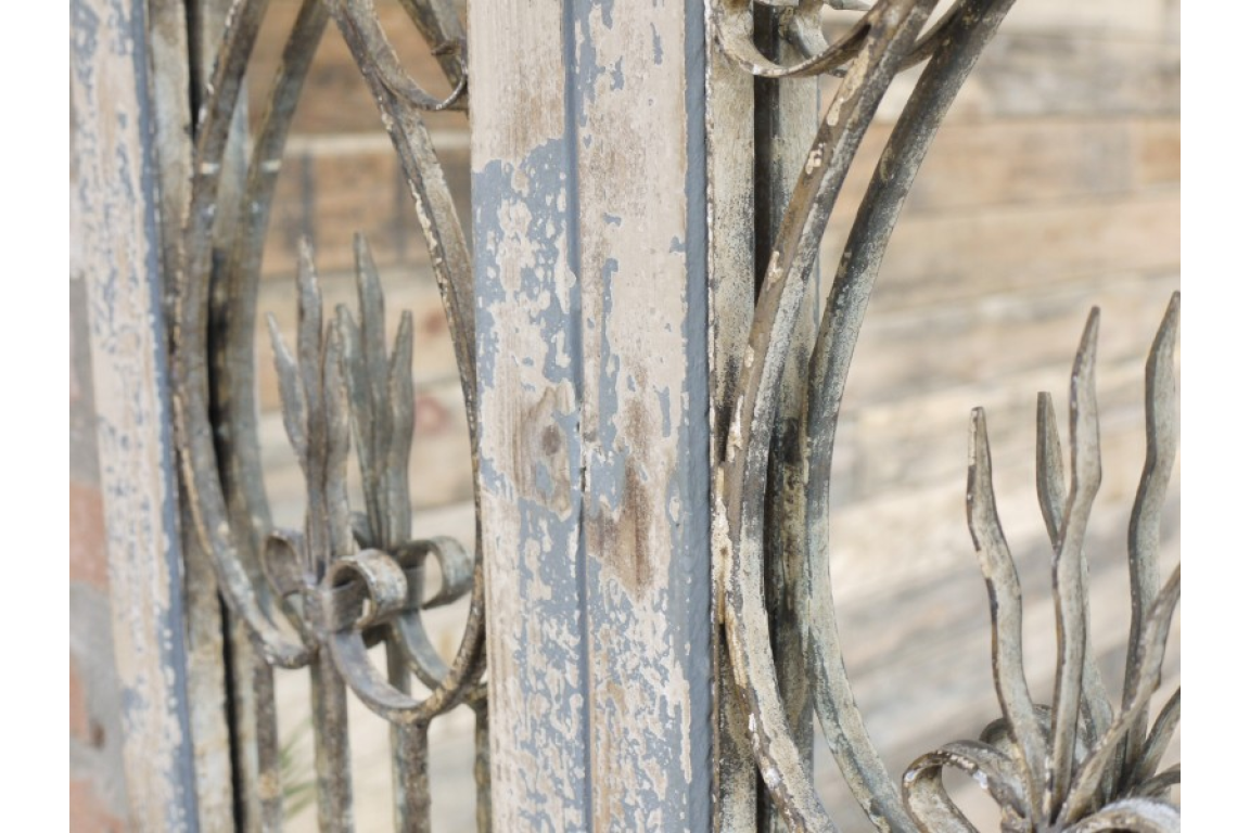 Large Rustic Door Mirror