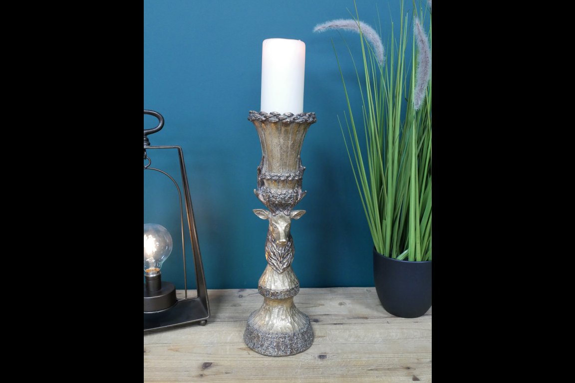 Stag Candle Holder
