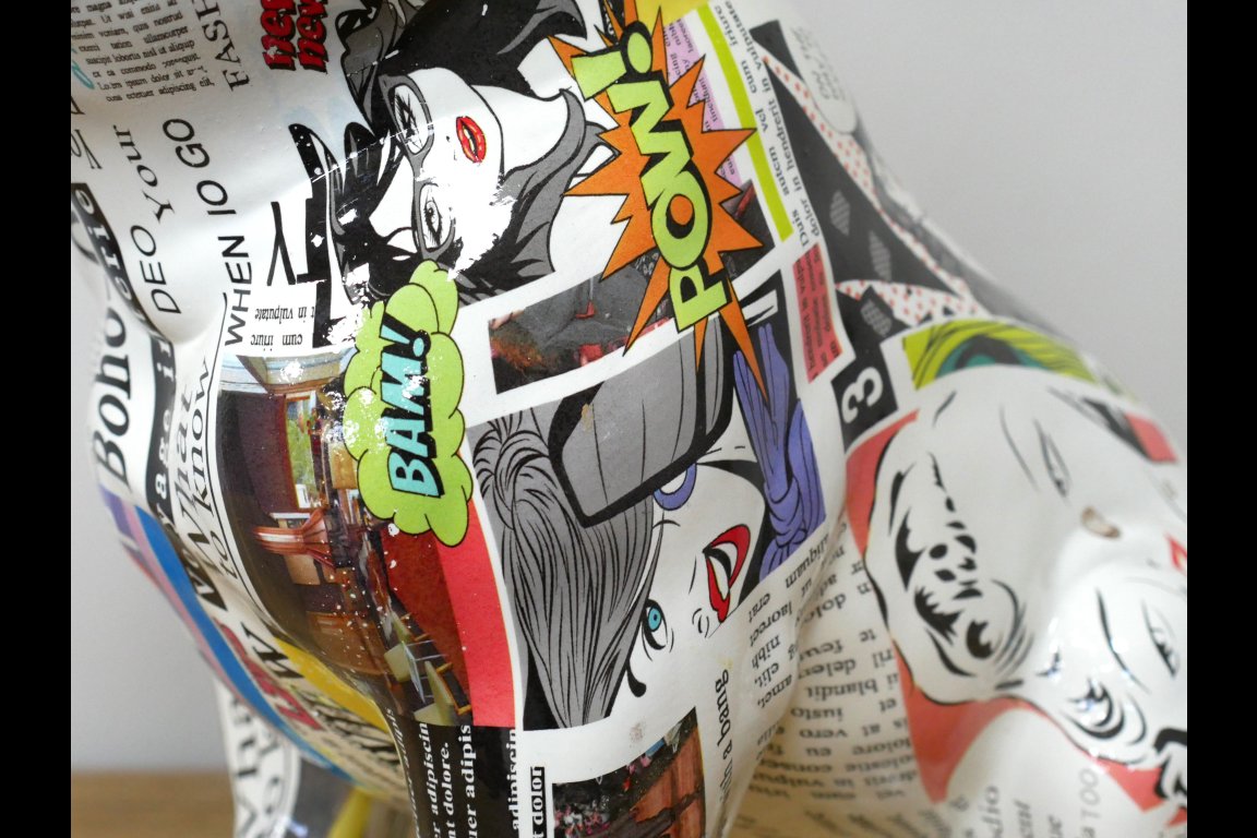Comic Book Print Dog