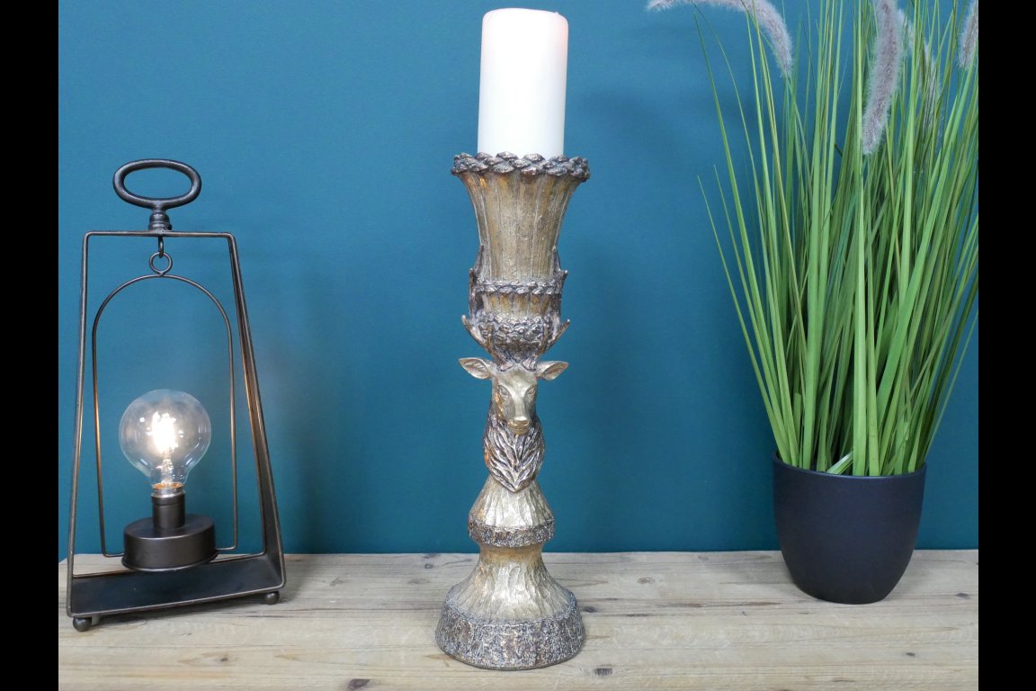 Stag Candle Holder