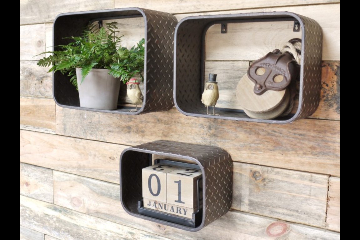 Set of 3 Wall Shelves