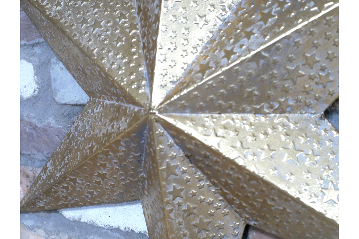 Set Of 3 Stars Wall Decorations