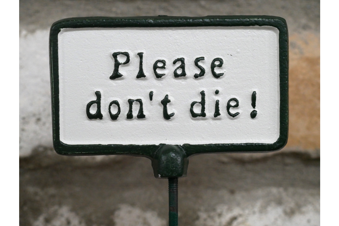 Plant Sign - Please Don't Die