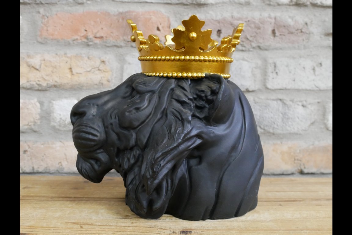 Lion Head With Crown