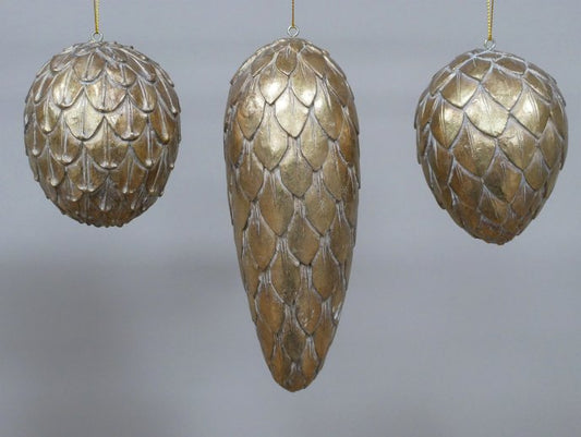 Set Of 3 Pinecones