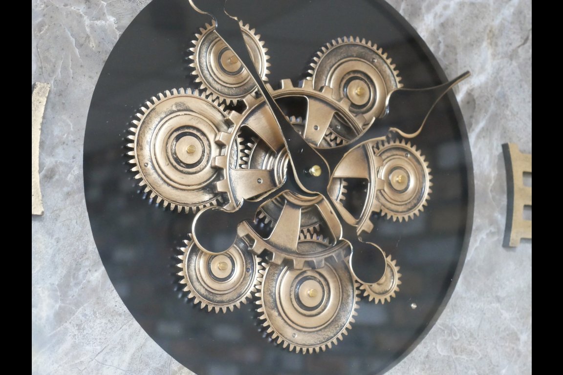 Clock With Cogs
