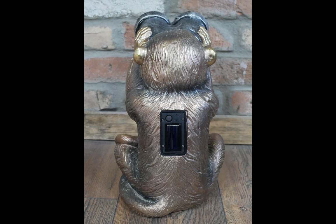 Monkey With Solar Lights
