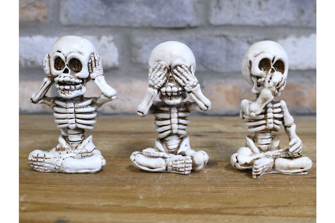 Set Of 3 Skeletons