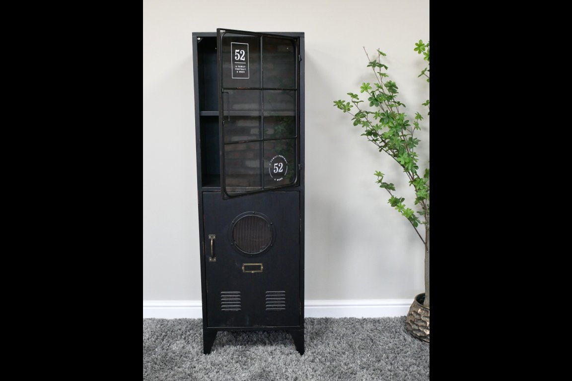 Black Industrial Cabinet