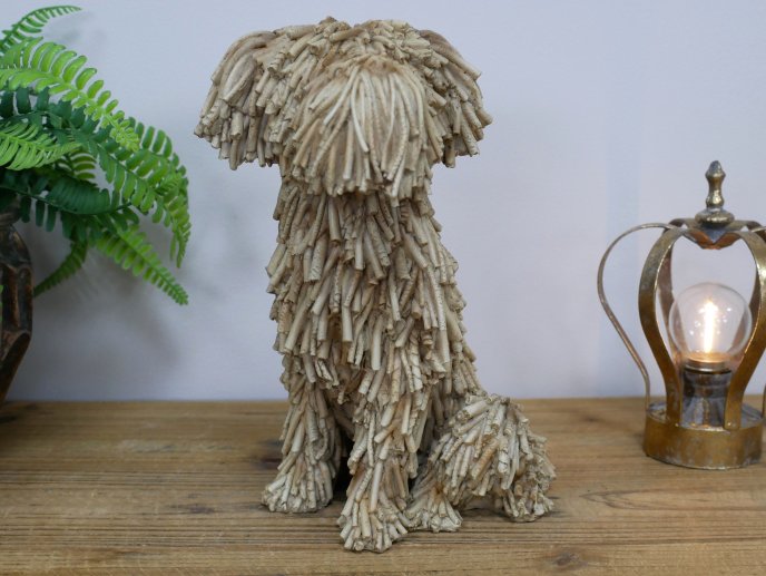 Sitting Shaggy Dog