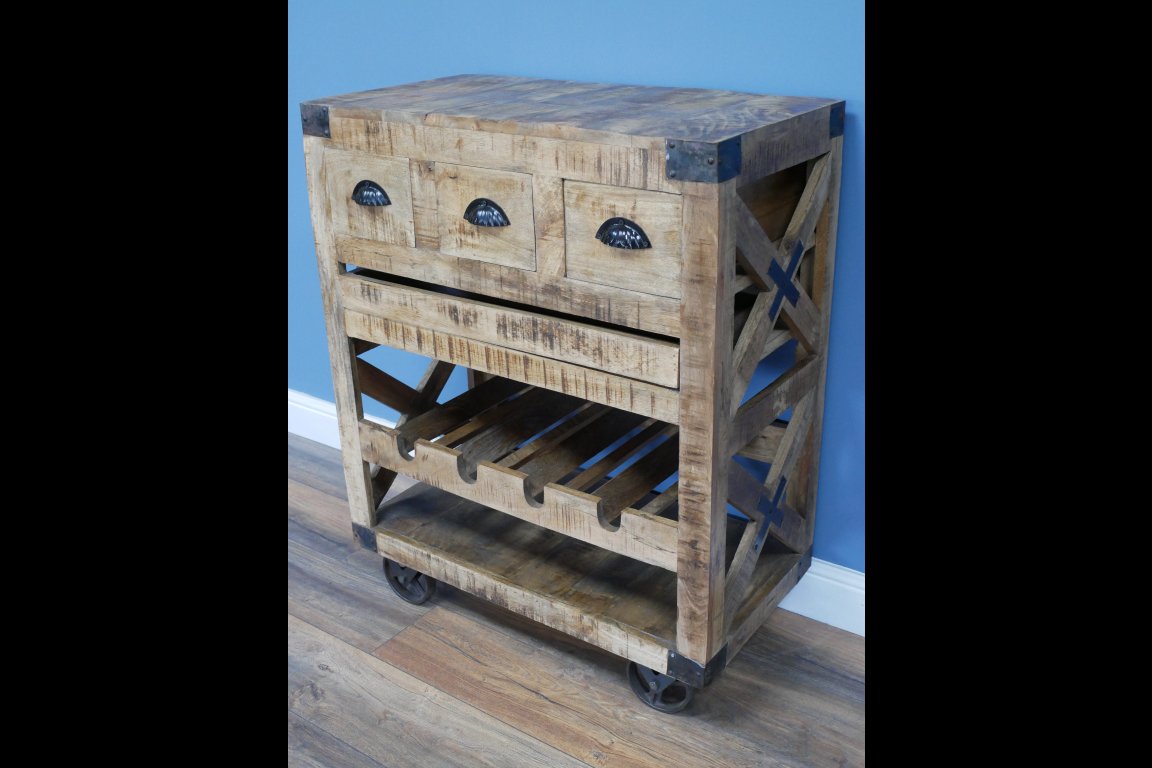 Industrial Wine Cabinet