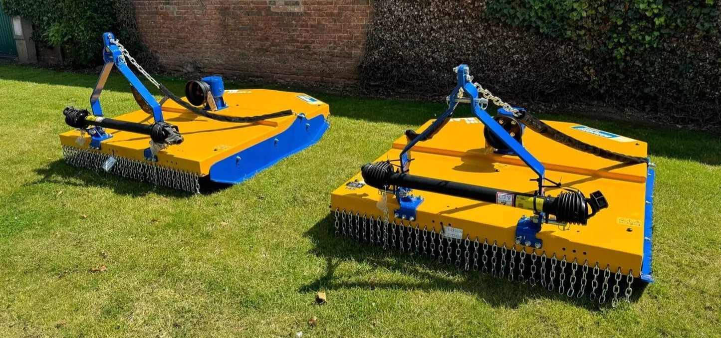 2024 COMPACT TRACTOR BOMFORD 1.45M WIDE TWIN CUT MOWER, BRAND NEW