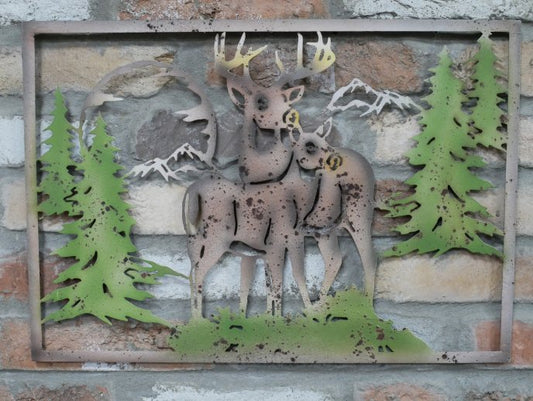 Stags Wall Decoration