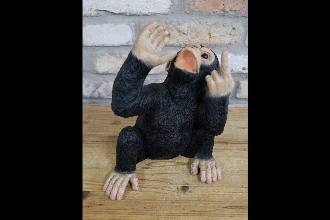 Up Yours Monkey Wine Holder