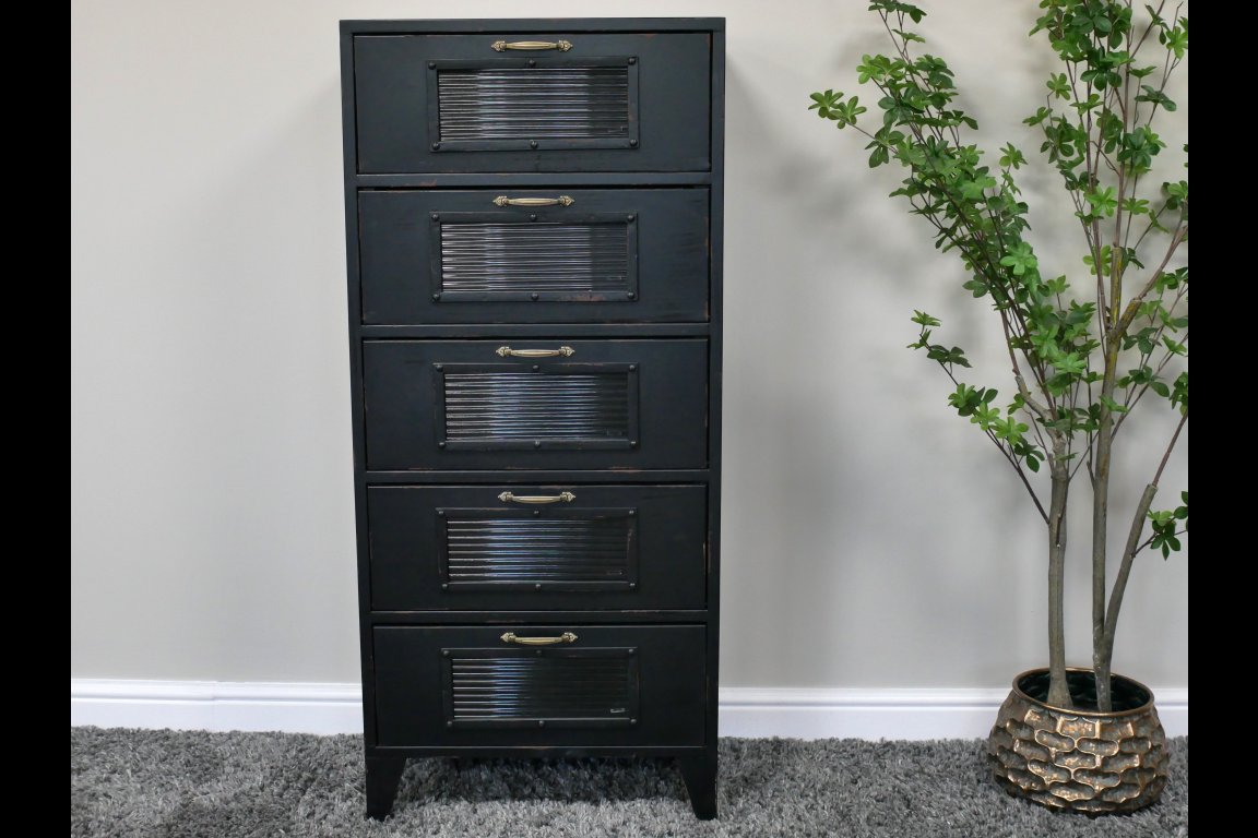 Black Industrial Storage Cabinet