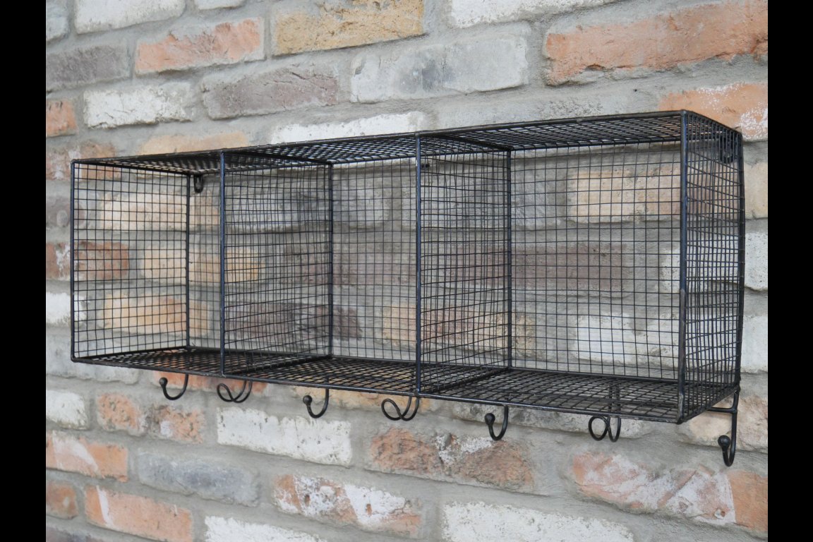 Shelf Unit With Hooks
