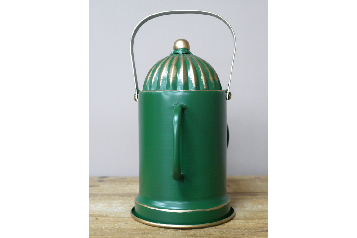Green Railway Lamp Clock
