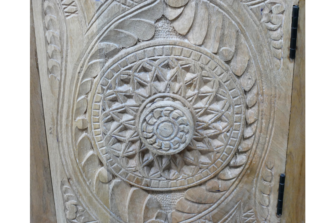 Carved Storage Cabinet