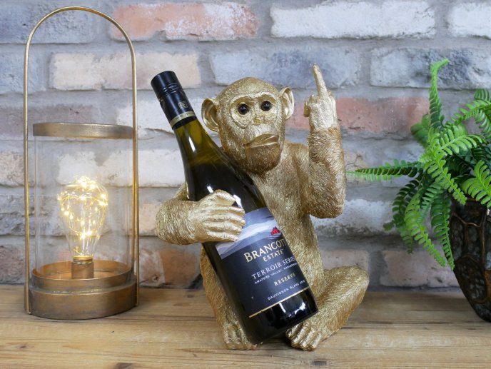 Up Yours Monkey Wine Holder