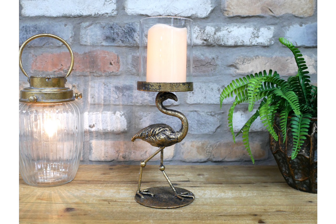 Flamingo Candle Holder