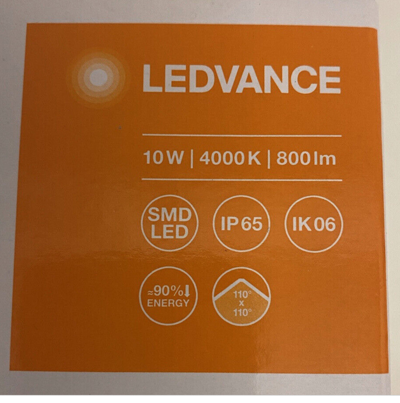 LEDVANCE 10W LED OUTDOOR & GARDEN MINI FLOODLIGHT COOL WHITE 4000K IP65 800LM