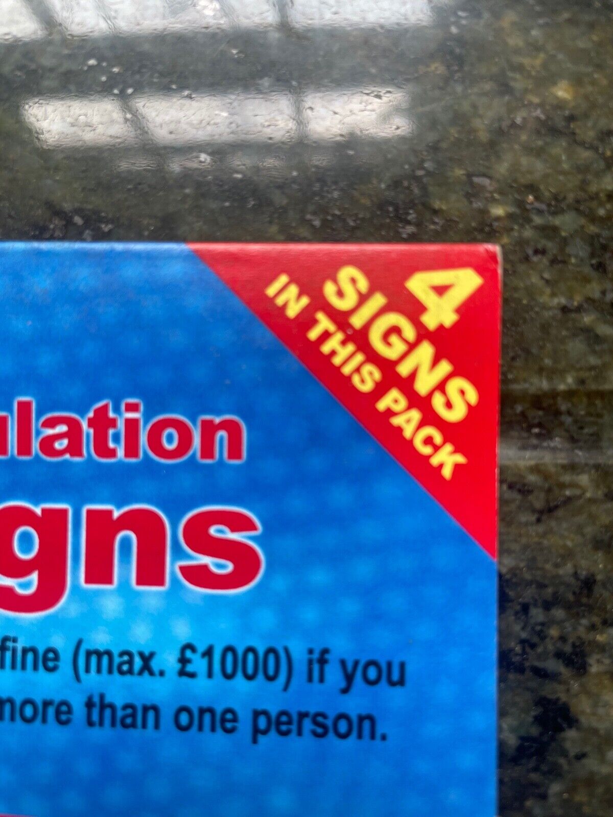 4 X NO SMOKING IN THIS VEHICLE SIGNS AUTOXTRA HEALTHY AND SAFETY 8CM X 16CM