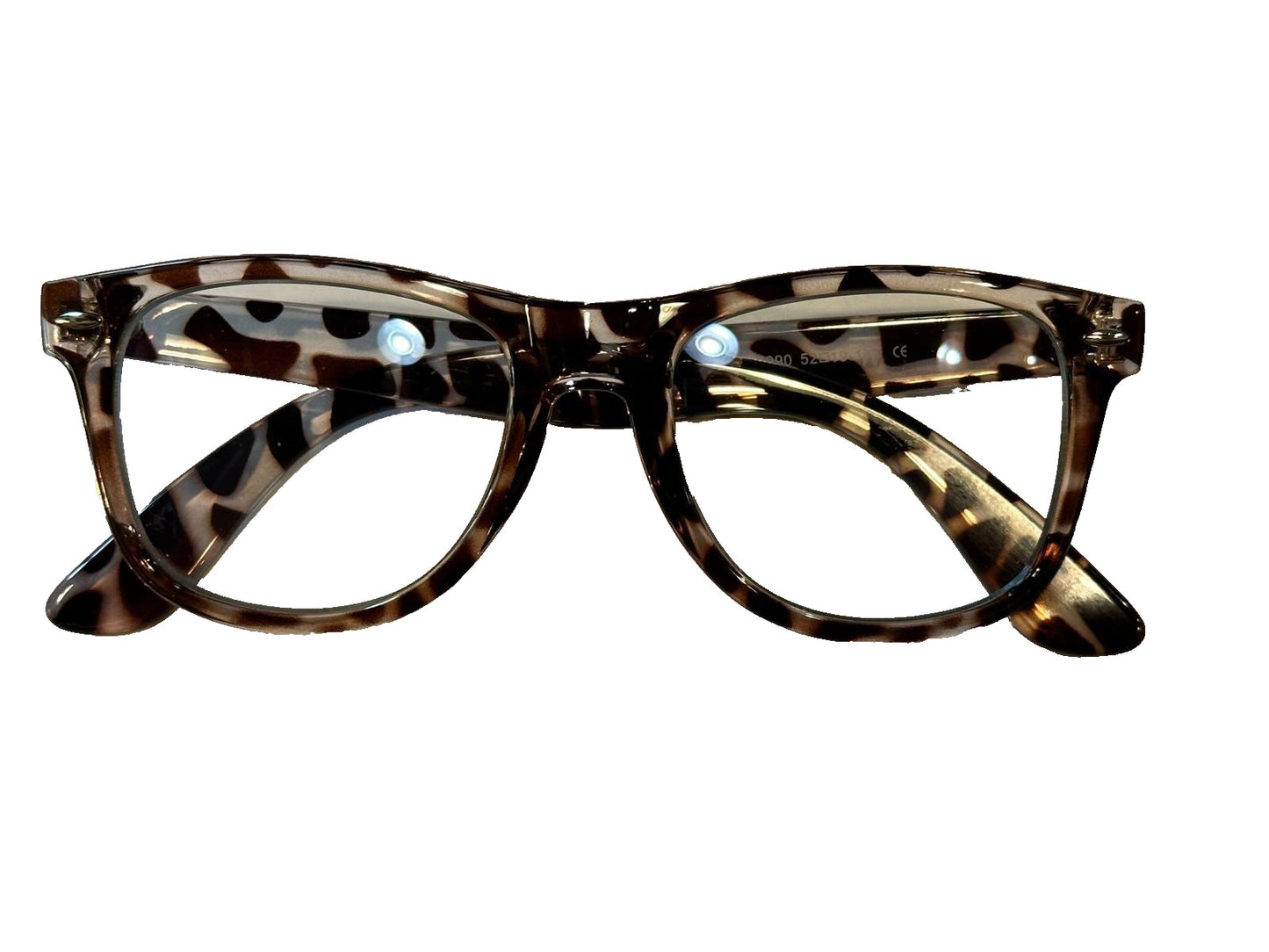 DESIGNED BY SOKACH IN ITALY ANTI GLARE PATTERNED SQUARE THICK FRAME GLASSES