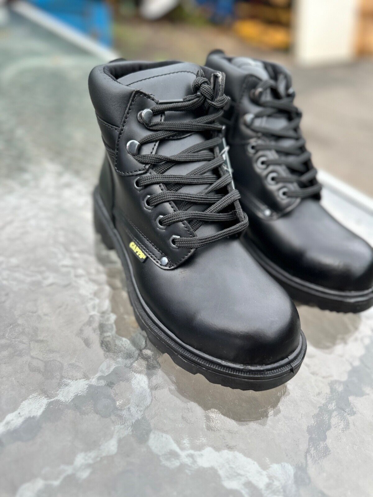 DELTAPLUS SAFETY WORK BOOT STEEL TOE CAP LEATHER WATER RESIST S3 SIZE UK 8