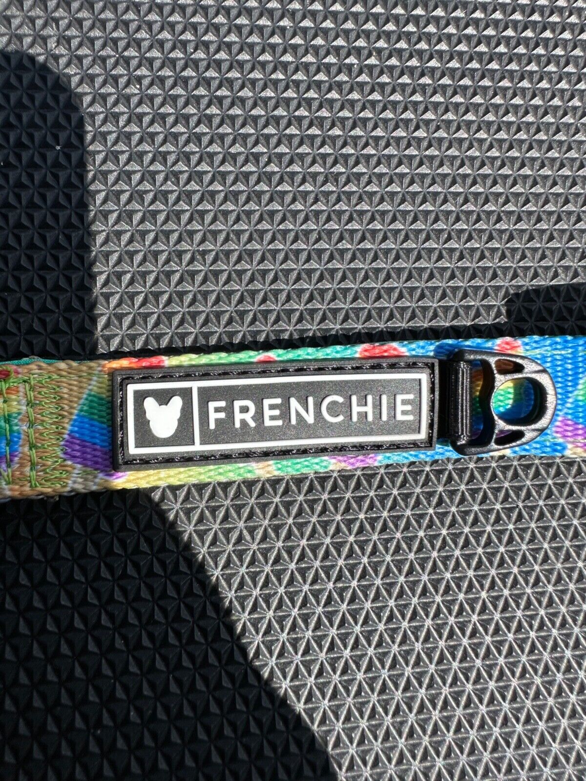 FRENCHIE DOG COLLAR SIZE LARGE LOLLIPOP MULTI COLOURED PATTERN BRAND NEW