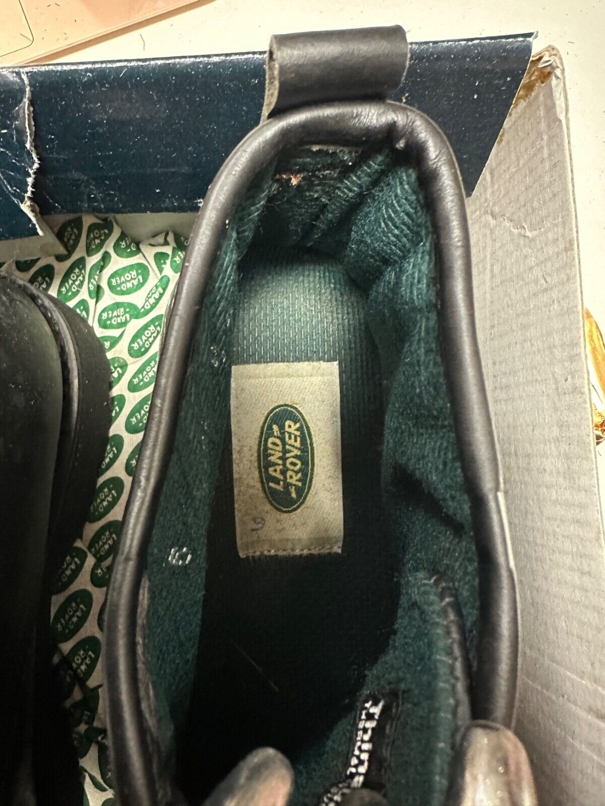 LANDROVER SAFETY SHOES SIZE 6 BRAND NEW NEVER WORN BLACK LACE UPS LEATHER