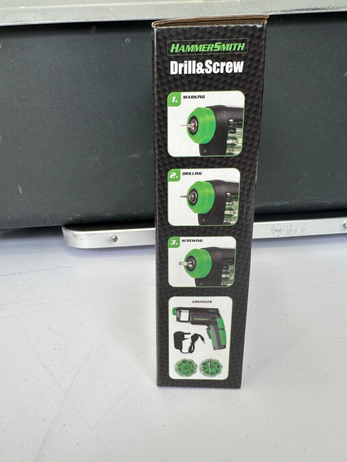 HAMMERSMITH DRILL SCREW ELECTRIC DRILL DRIVER INTERCHANGEABLE HEADS LITHIUM JML