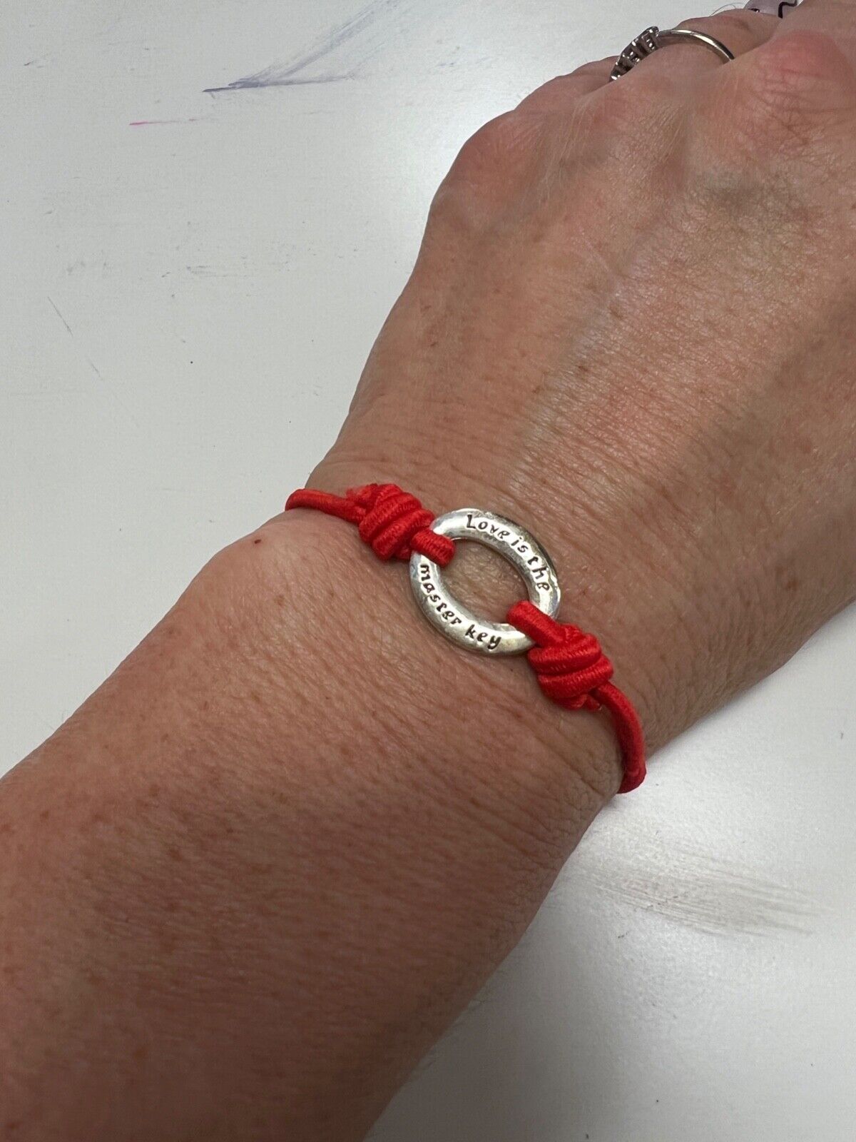 THE OLIVIA COLLECTION BRACELET LOVE IS .BOOTLACE RED PINK BLACK PARTY BAGS