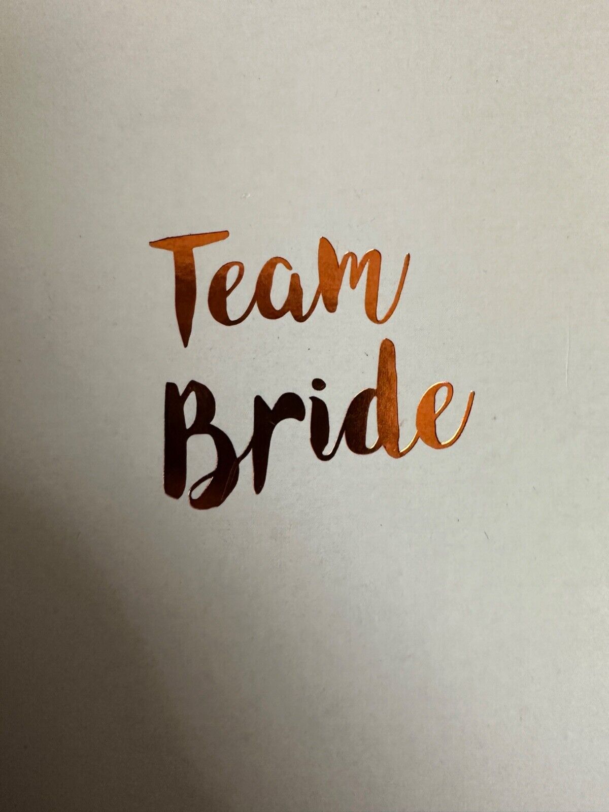 BRIDESMAID CHAMPAGNE GLASS FLUTE GOLD EFFECT WRITING STEM CHARM WEDDING