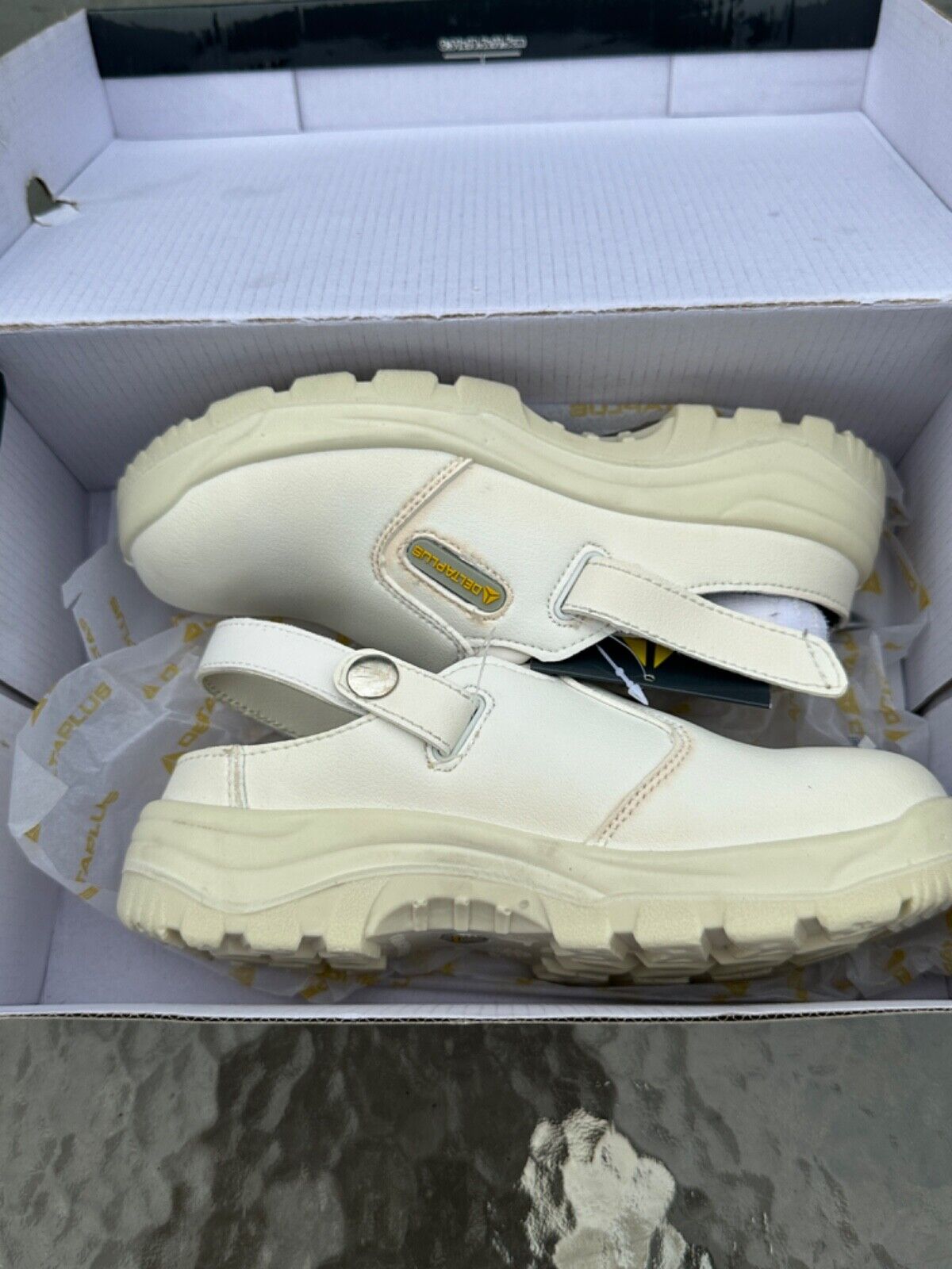 DELTA PLUS SAFETY WORK SHOES STEEL TOE CAP CLOGS NURSE SHOES TRAINERS UK SIZE 2