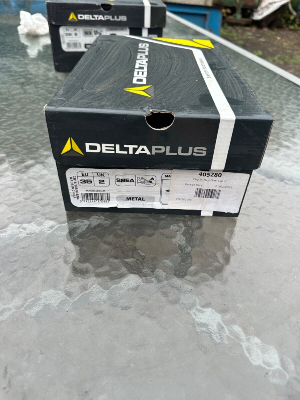 DELTA PLUS SAFETY WORK SHOES STEEL TOE CAP CLOGS NURSE SHOES TRAINERS UK SIZE 2