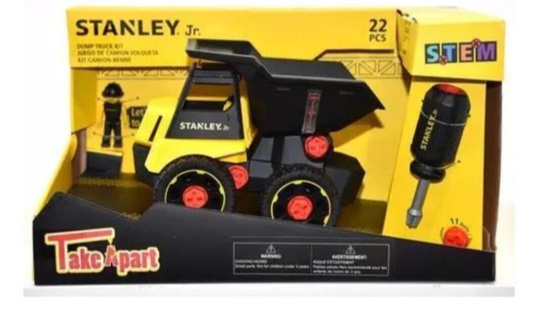 STANLEY JR TRUCK TAKE APART DUMPER TRUCK KIDS TOY BRAND NEW