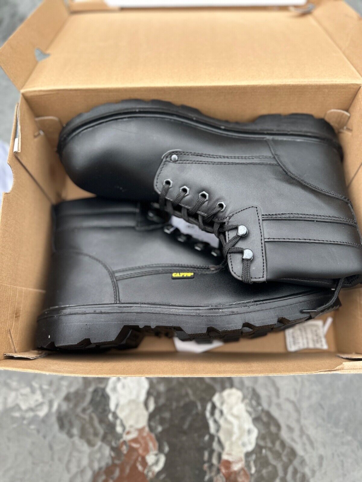 DELTAPLUS SAFETY WORK BOOT COMPOSITE TOE CAP LEATHER WATER RESIST S3 SIZE UK 12