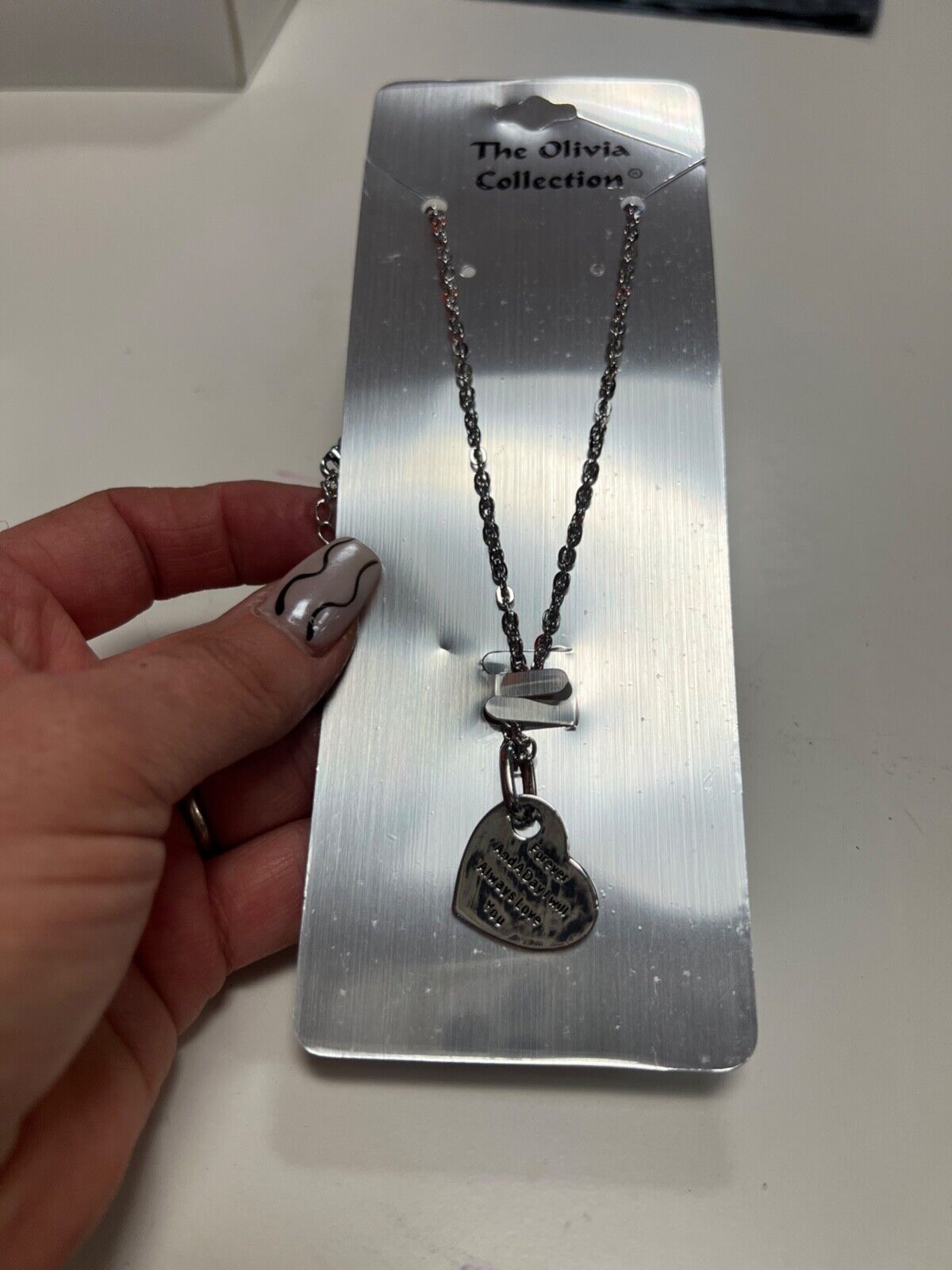INFINITY LOVE HEART NECKLACE SHORT CHAIN DRESS JEWELLERY