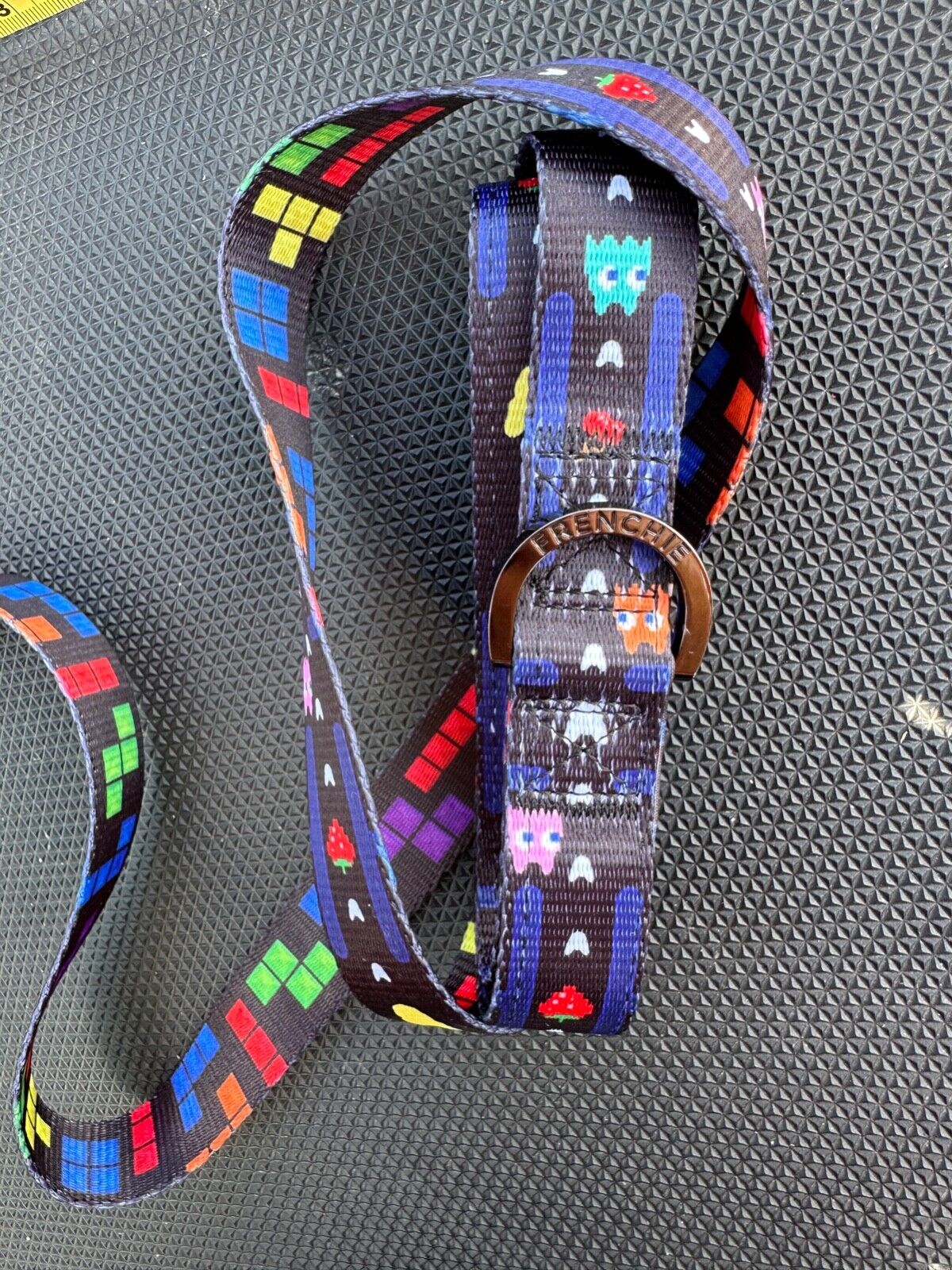 FRENCHIE DOG WALKING LEAD LEASH PAC - MAN PATTERN BLUE 1.4M LONG BRAND NEW