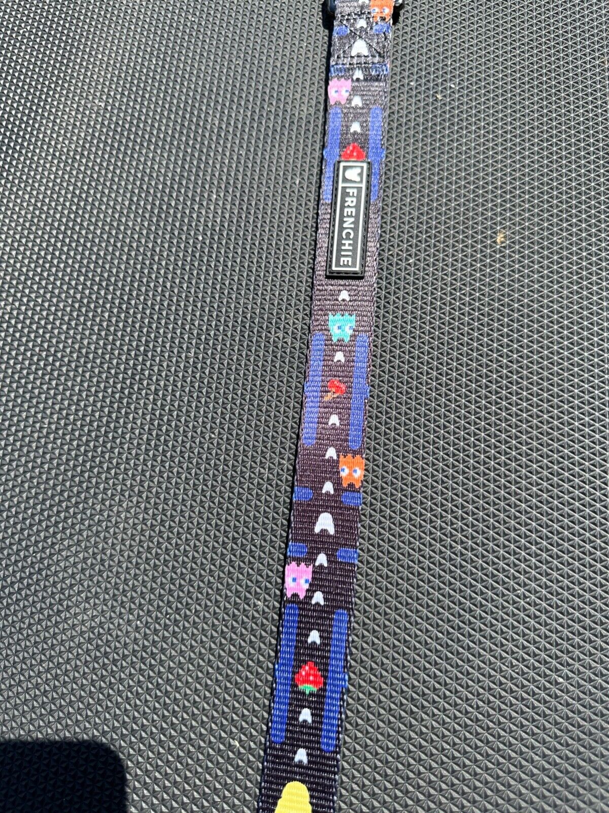 FRENCHIE DOG WALKING LEAD LEASH PAC - MAN PATTERN BLUE 1.4M LONG BRAND NEW