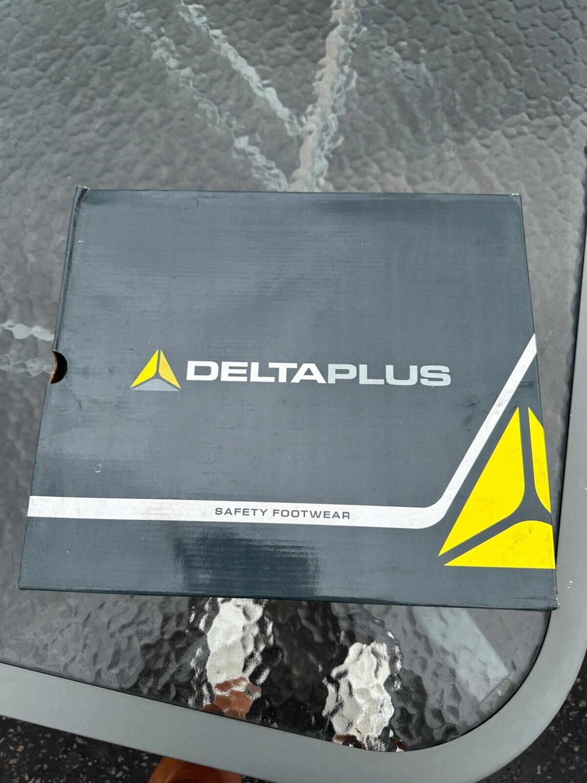 DELTAPLUS SAFETY WORK BOOT X LARGE STEEL TOE CAP LEATHER WATER RESISTANT SIZE 13