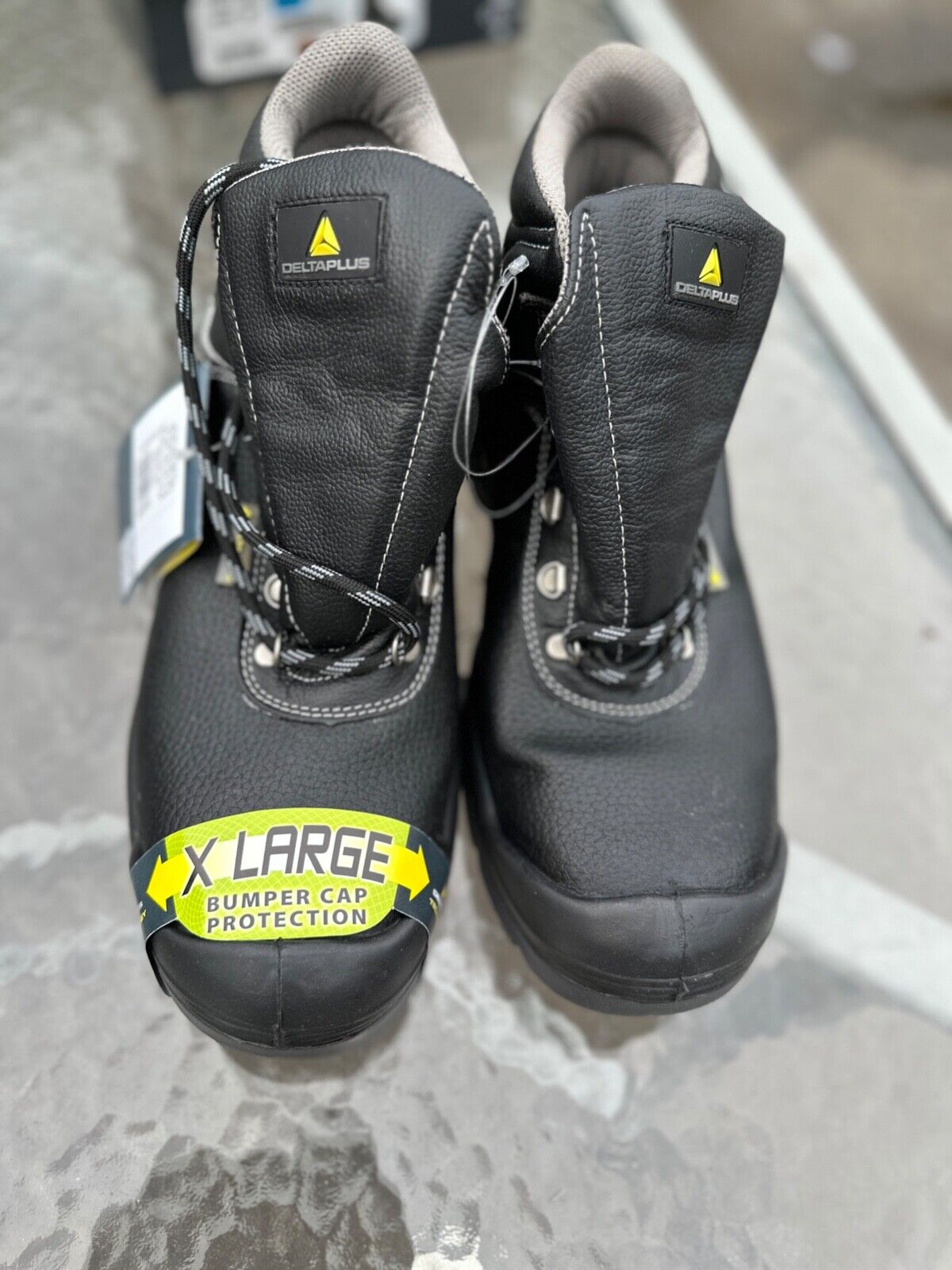 DELTAPLUS SAFETY WORK BOOT XL STEEL TOE CAP LEATHER WATER RESIST S3 SIZE UK 13