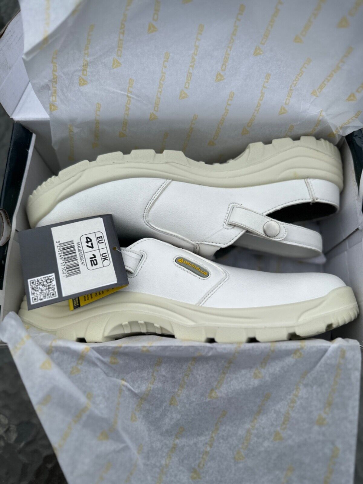 DELTA PLUS SAFETY WORK CLOGS STEEL TOE CAP NURSE SHOES TRAINERS UK SIZE 12