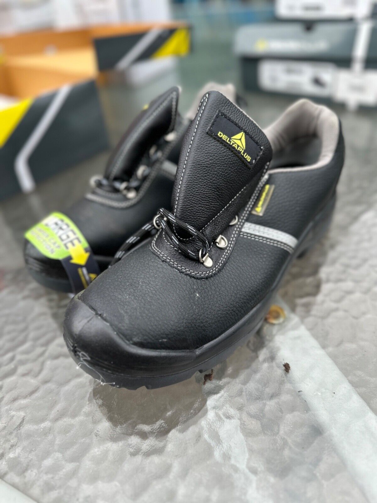 DELTAPLUS SAFETY WORK BOOT STEEL TOE CAP LEATHER WATER RESIST S3 SIZE UK 11