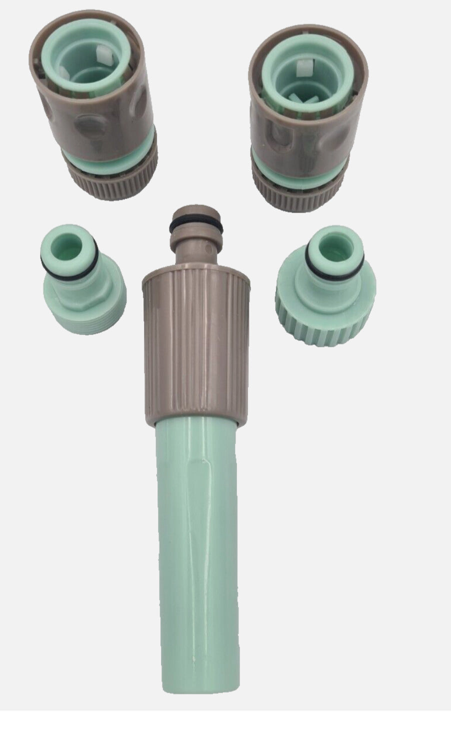 ROWAN 5 PIECE HOSE CONNECTOR KIT GARDEN HOSEPIPE CONNECTOR HOSE FITTINGS