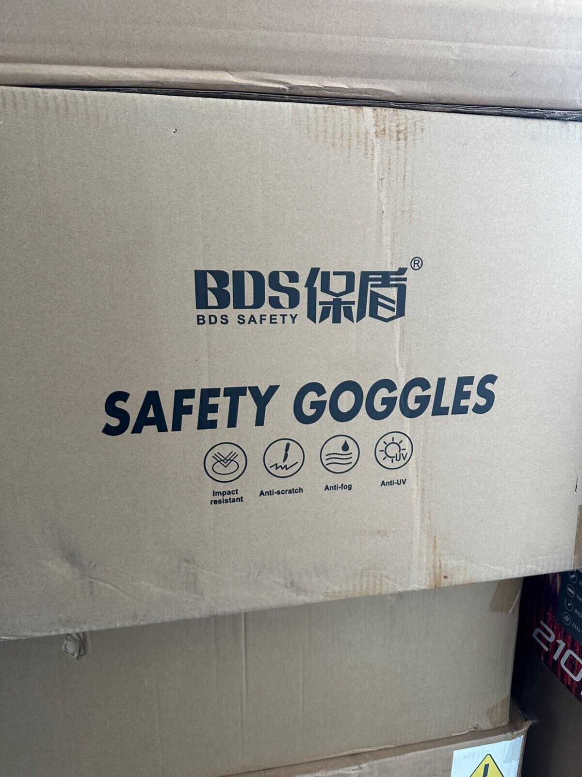 BDS Safety Goggles Protective Glasses Googles Lab Eye Protection 10 Pack