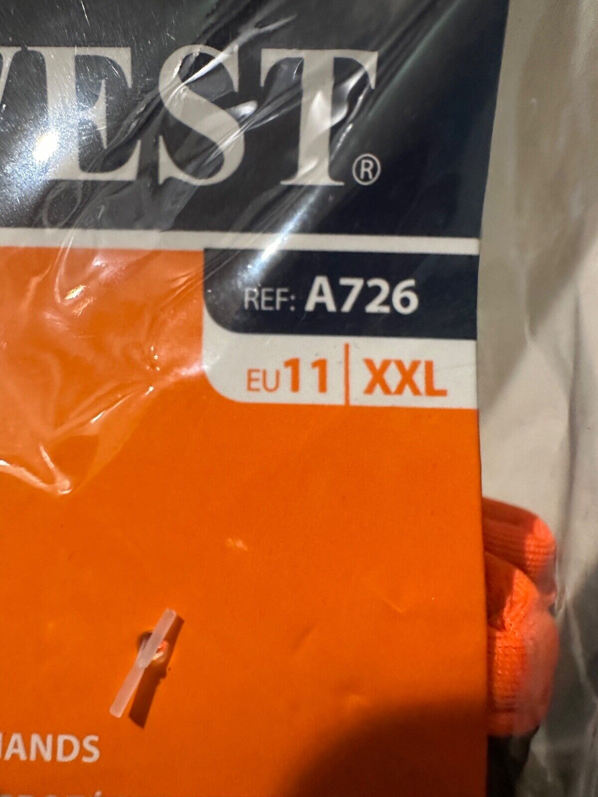 GLOVES PORTWEST A726 IMPACT THERM MECHANICS WORK SAFETY ORANGE HI VIZ EU 11 XXL